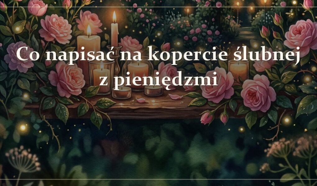 Co napisać na kopercie ślubnej z pieniędzmi