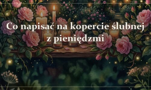 Co napisać na kopercie ślubnej z pieniędzmi