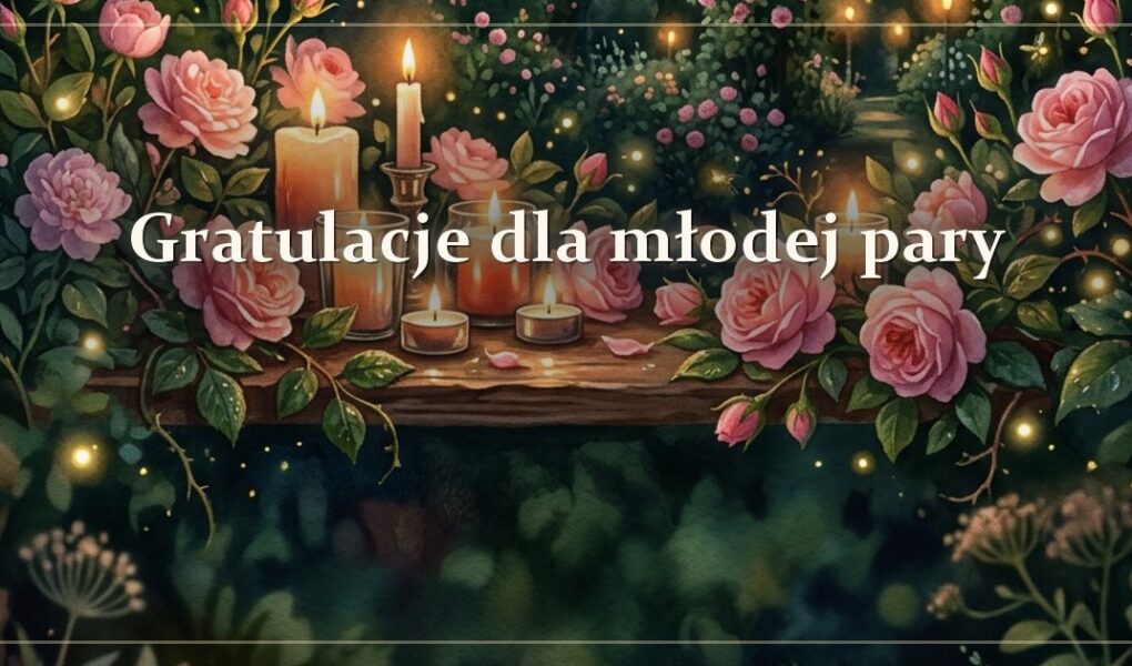 Gratulacje dla młodej pary