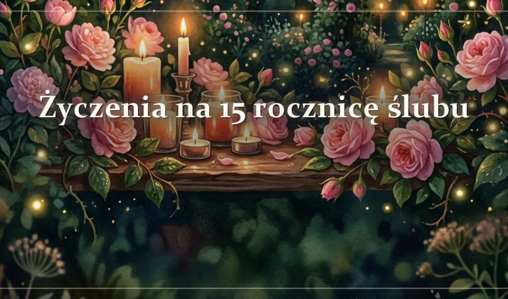 Życzenia na 15 rocznicę ślubu