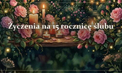 Życzenia na 15 rocznicę ślubu