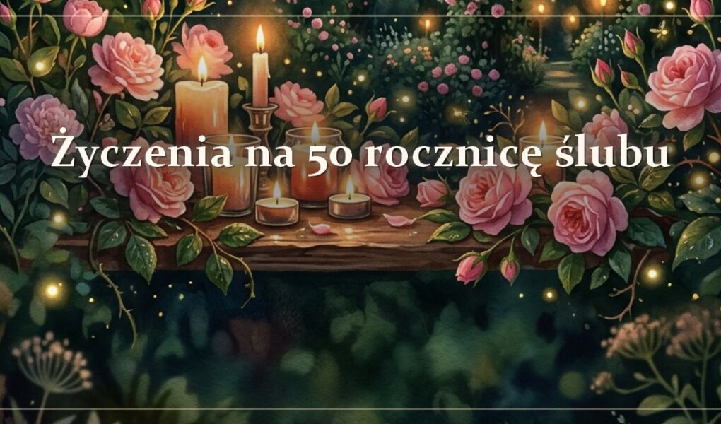Życzenia na 50 rocznicę ślubu