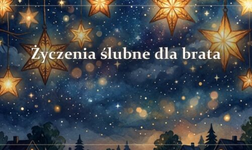 Życzenia ślubne dla brata